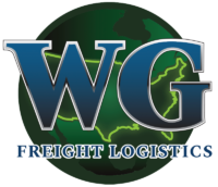 WG Freight Logistics logo on transparent background